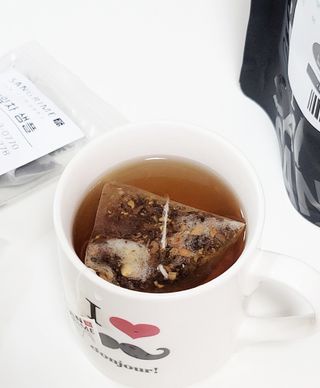 산그리메 작두콩차 — 5점을 준 리뷰어가 2021년 4월 올린 사용 사진