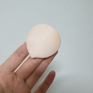 젤리팜 마이크로셀 실리콘퍼프 피치,오렌지 — 5점을 준 리뷰어가 2021년 11월 올린 사용 사진