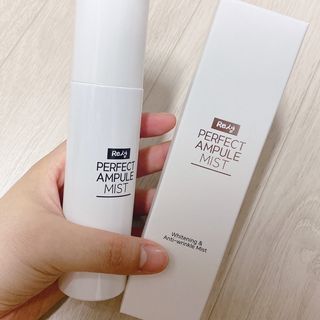 리생 [Re생] 퍼팩트 앰플 이중 기능성 미스트 100ml  피부미백 주름개선 = 총 2개 200ml 증정 — 5점을 준 리뷰어가 2021년 9월 올린 사용 사진