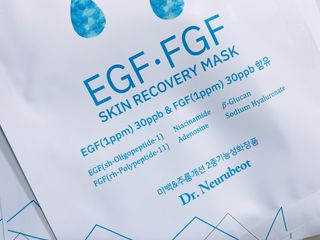Dr.느루벗 느루벗 EGF FGF 스킨 리커버리 마스크 10장 — 5점을 준 리뷰어가 2021년 3월 올린 사용 사진