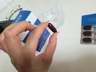 뉴트리션팩토리 비타프렙 오큐슈프림 루테인 오메가3 1050mg — 5점을 준 리뷰어가 2021년 7월 올린 사용 사진
