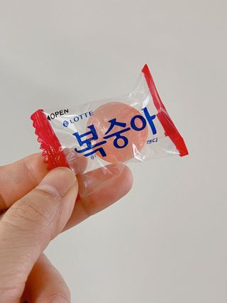 청포도캔디 복숭아캔디 — 5점을 준 리뷰어가 2022년 11월 올린 사용 사진