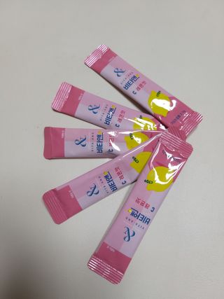 비타앤C 레몬맛, 망고맛 — 5점을 준 리뷰어가 2021년 7월 올린 사용 사진