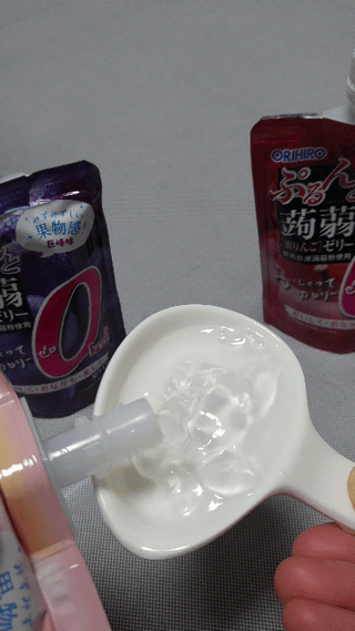 ORIHIRO 오리히로 곤약젤리 제로칼로리 130g 4종 4팩(맛별로 1팩씩) — 5점을 준 리뷰어가 2023년 1월 올린 사용 사진