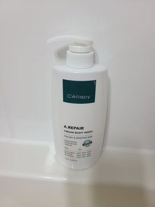 셀라피 에이리페어 크림 바디 워시 2세대 500ml — 5점을 준 리뷰어가 2021년 1월 올린 사용 사진
