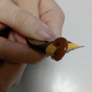 짜먹는 이지견과 짜먹는 이지아몬드, 짜먹는 이지허니피넛, 짜먹는 이지캐슈넛 각 10g X  10포 — 4점을 준 리뷰어가 2021년 1월 올린 사용 사진