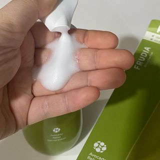 [후르디아] 아보카도 약산성 비건 여성 청결제 — 4.5점을 준 리뷰어가 2021년 12월 올린 사용 사진