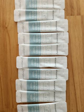 아토컴피 신생아도 사용가능한 무알러지 1회용 바디워시 여행키트 ( 독일 임상시험 완료) — 5점을 준 리뷰어가 2023년 2월 올린 사용 사진