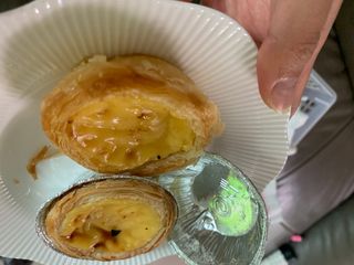 디앙뜨 포르투갈 에그타르트 오리지널 맛+패션후르츠 맛 중 택1 — 3.5점을 준 리뷰어가 2021년 7월 올린 사용 사진