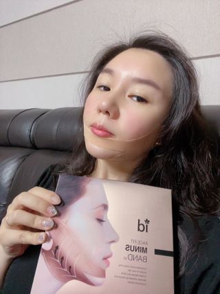 아이디플라코스메틱 아이디 페이스핏 마이너스 밴드 v2 — 5점을 준 리뷰어가 2021년 5월 올린 사용 사진