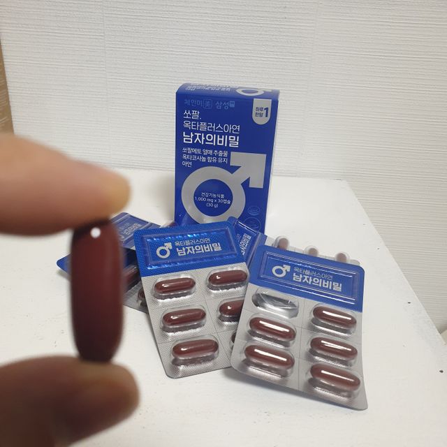 쏘팔. 옥타플러스아연 남자의비밀 1,000mg x 30캡슐 리뷰 사진