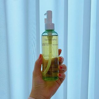 스킨큐어 산다화 순한 클렌징 동백 오일 200ml — 4.5점을 준 리뷰어가 2023년 8월 올린 사용 사진