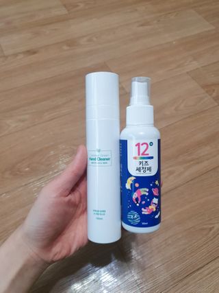 셀바이져 항균 스프레이 핸드워시 + 키즈세정제 SET — 5점을 준 리뷰어가 2021년 2월 올린 사용 사진