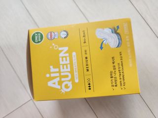 에어퀸 뉴브레스 유기농 생리대 4종 (팬티라이너 20P + 중형 10P + 대형 10P + 오버나이트 8P)_체험단 — 5점을 준 리뷰어가 2024년 6월 올린 사용 사진