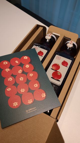 [바이윙클] 페르시아 유기농 석류 착즙주스 750ml 2병 + 선물박스 세트 — 5점을 준 리뷰어가 2022년 3월 올린 사용 사진