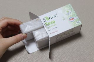 피부 트러블 케어 천연 성분 소리온 비누 soap — 5점을 준 리뷰어가 2022년 2월 올린 사용 사진