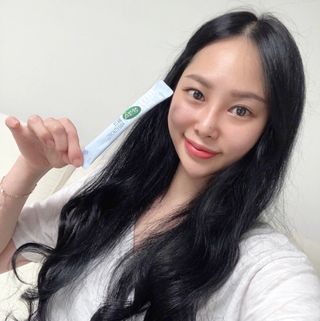 셀렉스스포츠 셀렉스 밀크세라마이드 저분자피쉬콜라겐 28포 X 1박스 — 5점을 준 리뷰어가 2021년 5월 올린 사용 사진