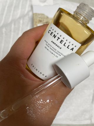 [스킨1004] 마다가스카르 센텔라 앰플 100ml — 5점을 준 리뷰어가 2024년 5월 올린 사용 사진