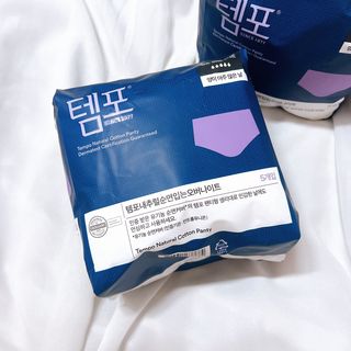N[템포 ] 패드 내추럴 순면 입는 오버나이트 5P * 2개 — 5점을 준 리뷰어가 2024년 4월 올린 사용 사진