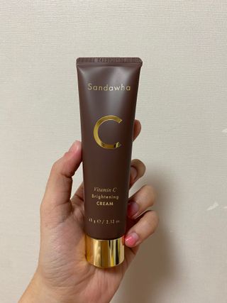 산다화 비타민C 화이트닝 크림 — 5점을 준 리뷰어가 2023년 4월 올린 사용 사진