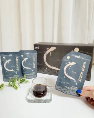 [비린내 완벽제거] 본황칠 통장어 국내산 장어즙 아르기닌 2800mg 장어즙효능 기력보강 — 5점을 준 리뷰어가 2022년 8월 올린 사용 사진