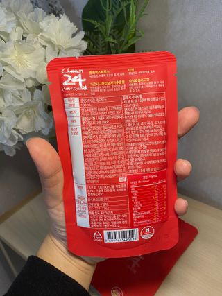 클린24시간 레드박스 1BOX(5포) + 전용보틀(500ml) — 5점을 준 리뷰어가 2024년 1월 올린 사용 사진