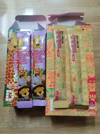 다나음 180도 칼슘젤리+아연면역젤리 — 5점을 준 리뷰어가 2022년 1월 올린 사용 사진
