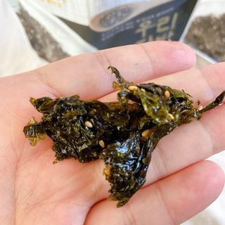광천우리맛김 우리집밥도둑 맛있는광천김 우리김자반 50g 5봉 — 5점을 준 리뷰어가 2021년 11월 올린 사용 사진