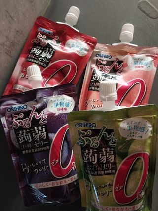 ORIHIRO 오리히로 곤약젤리 제로칼로리 130g 4종 4팩(맛별로 1팩씩) — 4점을 준 리뷰어가 2023년 1월 올린 사용 사진