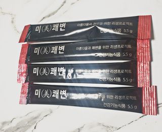 새롬바이오 리생 [미쾌변] 차전자피 식이섬유 건강기능식품 3팩 — 5점을 준 리뷰어가 2021년 6월 올린 사용 사진