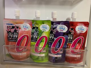 ORIHIRO 오리히로 곤약젤리 제로칼로리 130g 4종 4팩(맛별로 1팩씩) — 5점을 준 리뷰어가 2023년 1월 올린 사용 사진