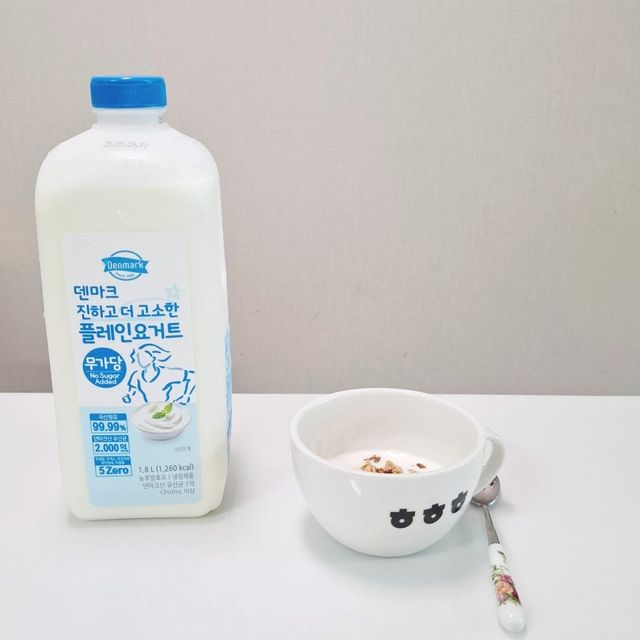 프리_[덴마크] 진하고 더 고소한 플레인 요거트 1.8L 리뷰 사진