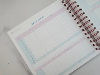 리훈 리뉴얼 오늘쓰임 가계부 용돈기입장 금전납출부 캐쉬북 만년 — 4점을 준 리뷰어가 2023년 3월 올린 사용 사진