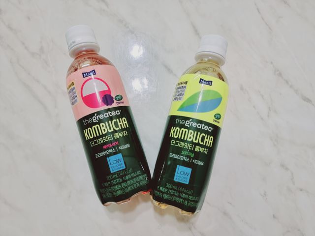 [매일유업] 더그레잇티 44kcal 콤부차 300ml *12개입 (오리지널 6개+베리리치 6개) 리뷰 사진