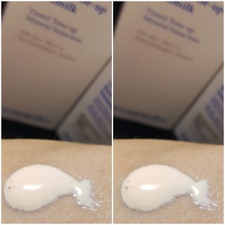 키노닉스 로지 톤업 선밀크 — 5점을 준 리뷰어가 2021년 8월 올린 사용 사진