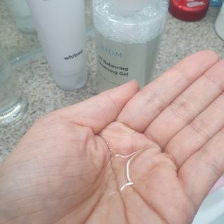 화이트리 비움 약산성 클렌징젤 ,마일드 필링젤 세트 — 5점을 준 리뷰어가 2021년 2월 올린 사용 사진
