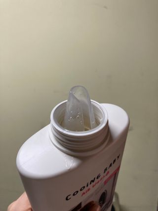 쿠잉베이비 에어워시 세탁세제,섬유유연제 1L — 5점을 준 리뷰어가 2022년 12월 올린 사용 사진