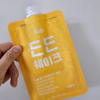 [덜다] 든든 식물성 단백질 쉐이크 40g X 7입 (곡물/딸기) — 5점을 준 리뷰어가 2023년 8월 올린 사용 사진