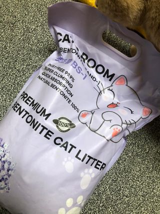 겟플렉스 켓플렉스 캣츠룸BS-1 고양이모래 4kg — 5점을 준 리뷰어가 2021년 1월 올린 사용 사진