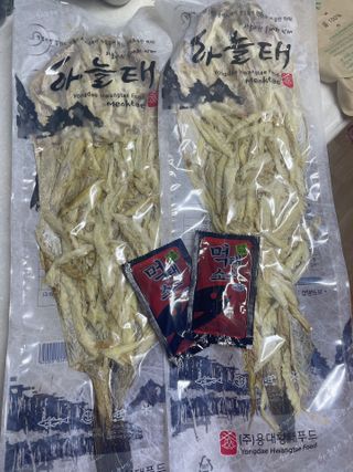 [오늘바스켓] 용대리 손질하늘태 130g — 5점을 준 리뷰어가 2021년 6월 올린 사용 사진