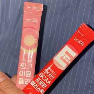 인디닥터 면역 생생 핑크 이뮨 젤리 + 타이탄 BCAA 프로틴 젤리스틱 — 5점을 준 리뷰어가 2022년 5월 올린 사용 사진