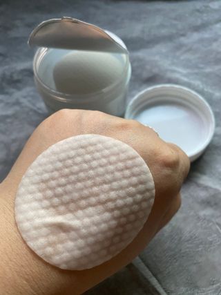 키노닉스 양배추 카밍 진정 토너패드 — 4점을 준 리뷰어가 2021년 8월 올린 사용 사진
