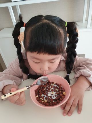 오!그래놀라팝 현미아몬드 — 5점을 준 리뷰어가 2022년 4월 올린 사용 사진