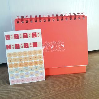 리훈 곰부 세우는 체크리스트 위클리 탁상 플래너 주간 일주일 계획표 — 5점을 준 리뷰어가 2023년 2월 올린 사용 사진