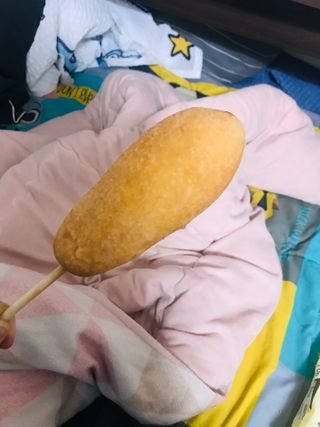 오마뎅 한우핫도그 — 5점을 준 리뷰어가 2021년 6월 올린 사용 사진