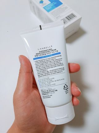 랑벨 수퍼내츄럴 아쿠아 수딩 크림 100ml — 4.5점을 준 리뷰어가 2022년 6월 올린 사용 사진