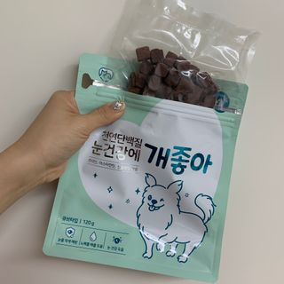 My Pet Care 천연단백질 눈건강에 개좋아 — 5점을 준 리뷰어가 2021년 2월 올린 사용 사진
