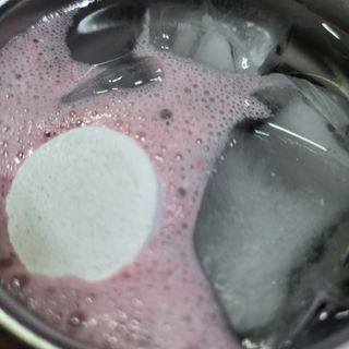 [슬림드랍 석류맛] 건기식 다이어트 보조제 겸 비타민 — 5점을 준 리뷰어가 2022년 2월 올린 사용 사진