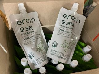 [이롬] 오크라 마시는 뷰티드링크 100mL x 20입 — 5점을 준 리뷰어가 2022년 7월 올린 사용 사진