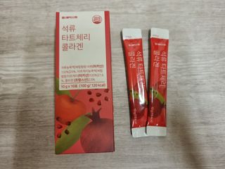 서울약사신협_석류 타트체리 콜라겐_10g x 30포 — 5점을 준 리뷰어가 2021년 8월 올린 사용 사진